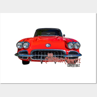 1959 Chevrolet Corvette Convertible Posters and Art